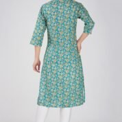 4.4 Munsell Blue - Kurti With Collar P3