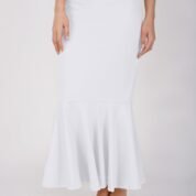 4.4 White - Frill Bottom Shapewear