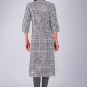 4.5 Grey - Kurti With Collar P5