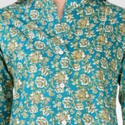 4.5 Munsell Blue - Kurti With Collar P3