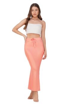 Peachy Pink Fish Cut Shimmer Shapewear for Women