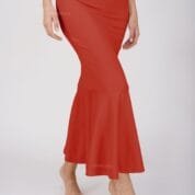 5.3 Maroon - Frill Bottom Shapewear