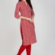 5.3 Red - Kurti With Collar P2