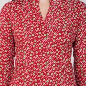 5.5 Red - Kurti With Collar P2