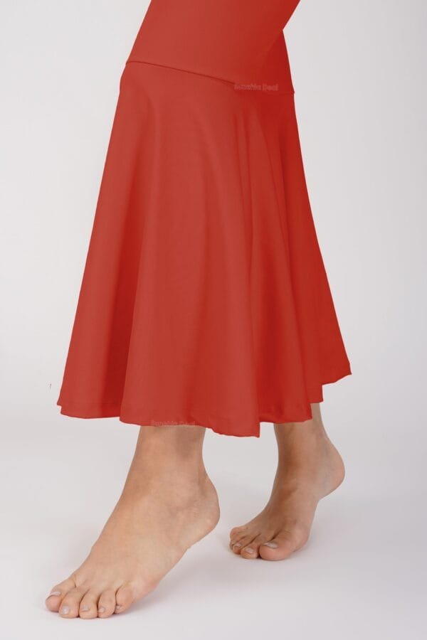 5.6 Maroon - Frill Bottom Shapewear