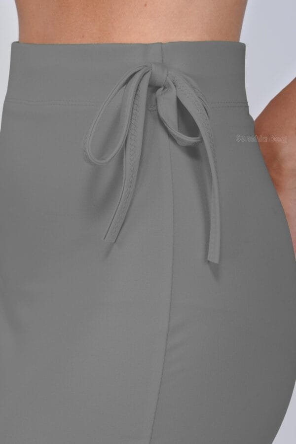 5.8 Darkgrey - Straight Shapewear With Drawstring