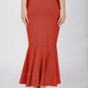 5.8 Maroon - Frill Bottom Shapewear