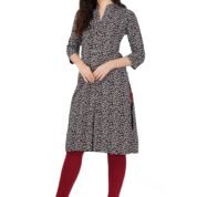 6.1 Black - Kurti With Collar P2