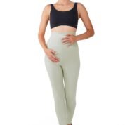 6.1 Pale Olive - Maternity Leggings