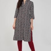 6.2 Black - Kurti With Collar P2