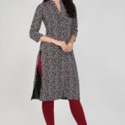 6.3 Black - Kurti With Collar P2