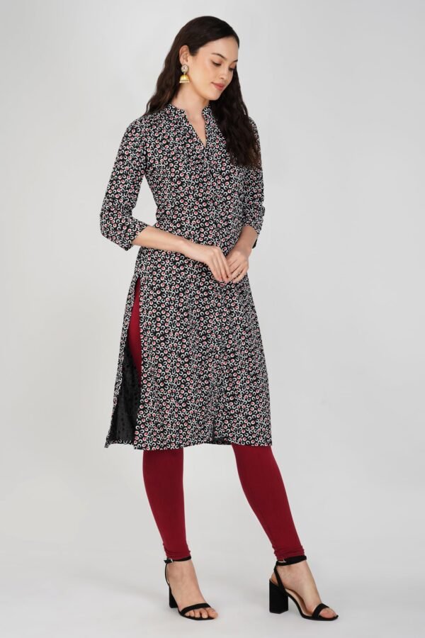 6.3 Black - Kurti With Collar P2