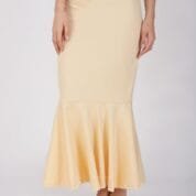 6.4 Beige - Frill Bottom Shapewear