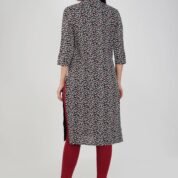 6.4 Black - Kurti With Collar P2