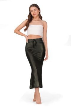 Black Fish Cut Shimmer Shapewear for Women