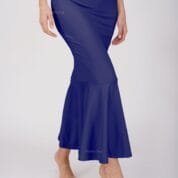 7.3 Navy Blue - Frill Bottom Shapewear