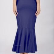 7.8 Navy Blue - Frill Bottom Shapewear